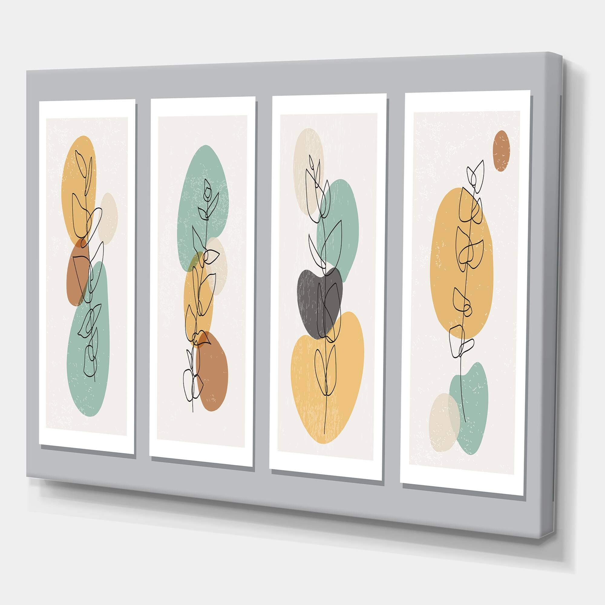 Designart - Minimalistic Compostion of Organic Shapes III
